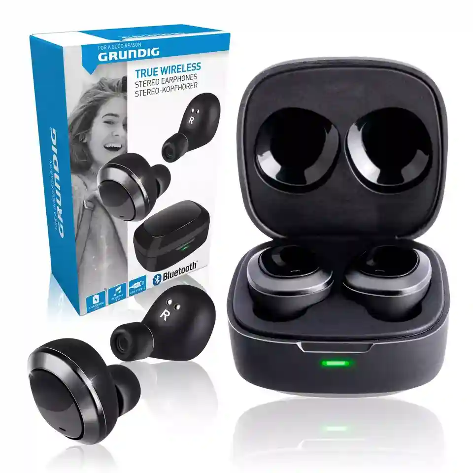 New ListingGrundig Wireless Earphones - In-Ear Headphones - Bluetooth - with Microphone - T