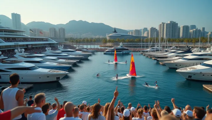 Luxury Superyacht Hosts Prestigious Sports Event