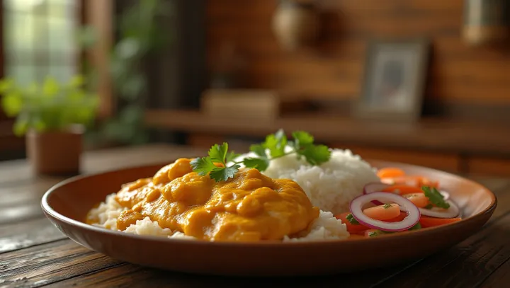 ค้นพบศิลปะของข้าวสับไก่แกง