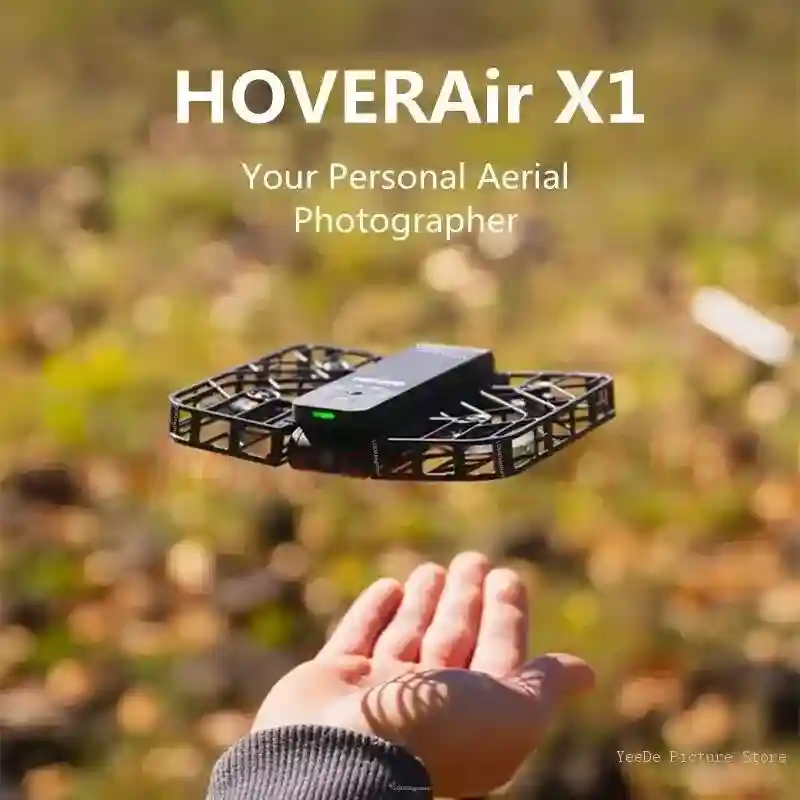 HOVERAir X1 Self-Flying Camera Pocket-Sized Drone 120g HDR Video Capture Black