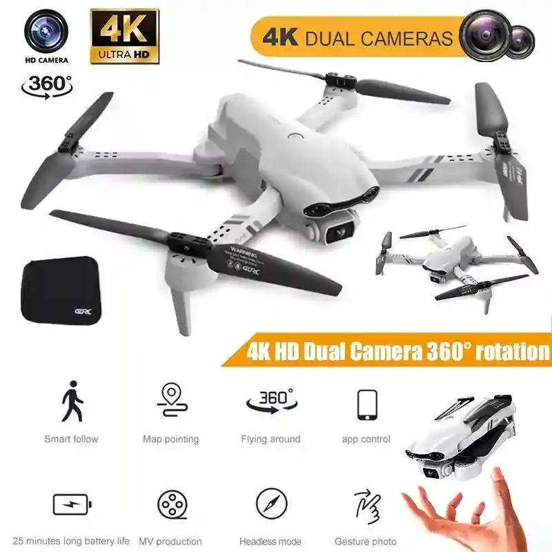 4DRC F10 RC Drone with 4K HD Camera WIFI FPV 3D Flip 2 Battery