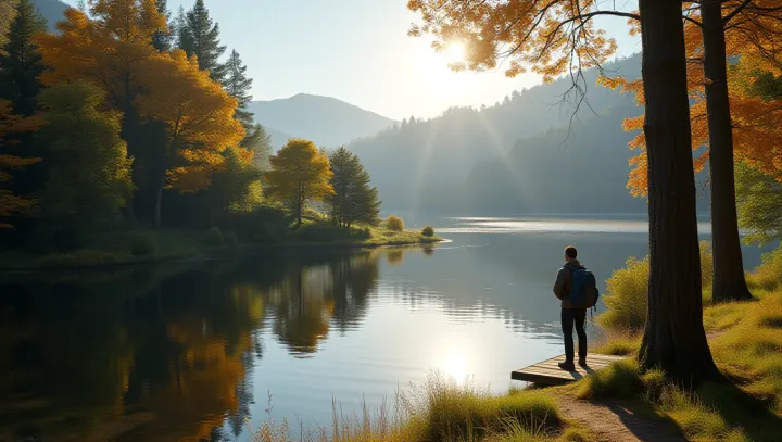 Terokai Laluan Pemandangan dan Tasik Serene