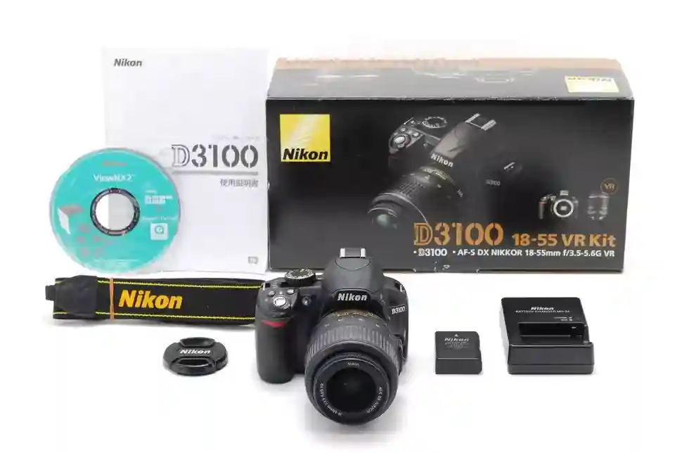 *NEAR MINT IN BOX* Nikon D3100 14.2MP Digital SLR Camera w/18-55mm F3.5-5.6G VR