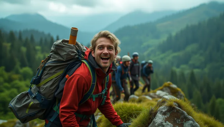 Defying Heights: Extreme Sports Over Forests