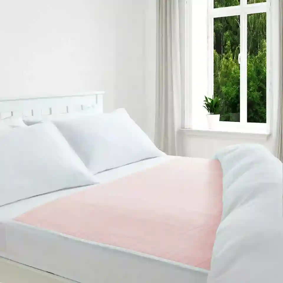 Absorbent Washable Incontinence Bed Sheet/Pad/Mattress Protection Pink