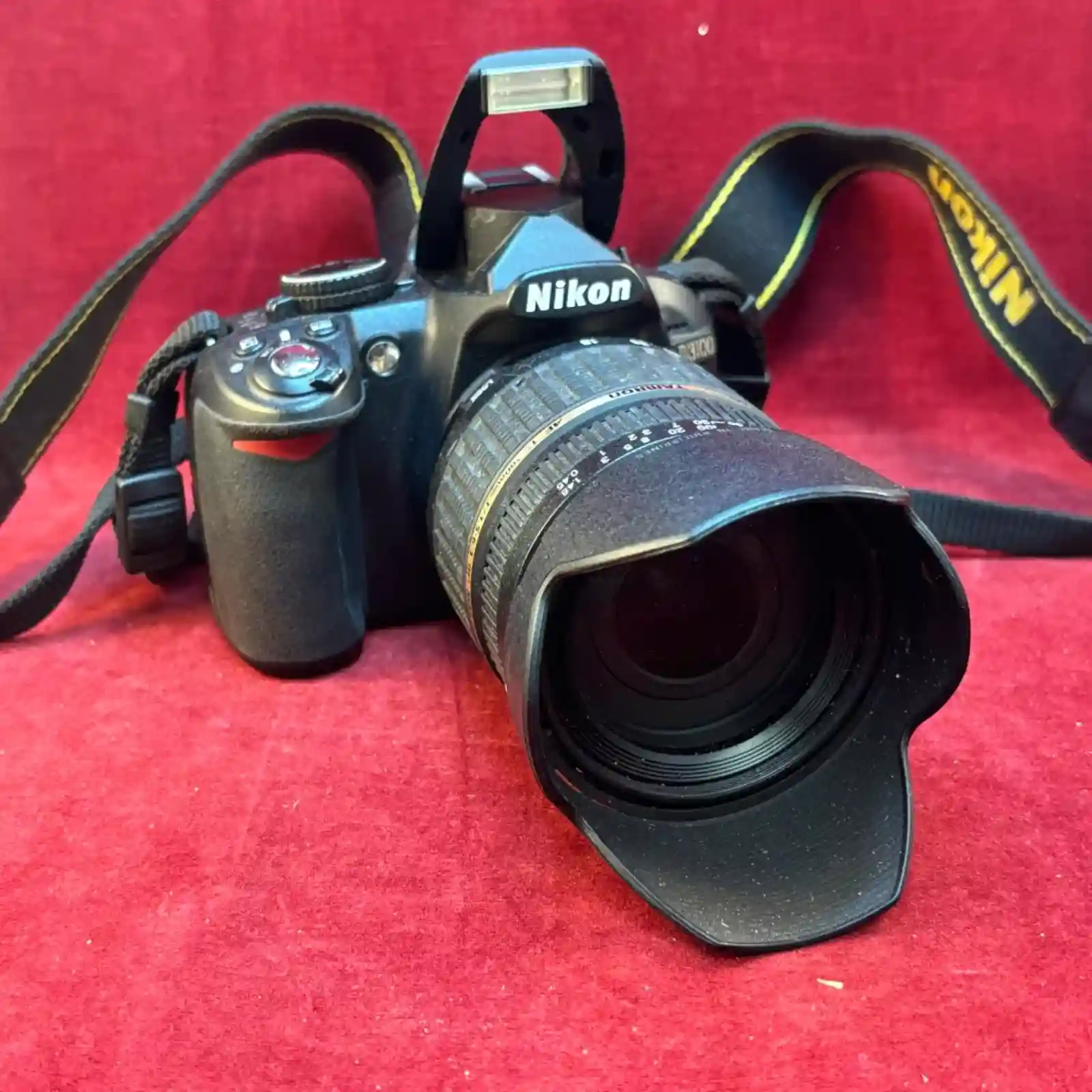 Nikon D3100 Handheld DSLR Digital Camera with Tamron 10-200mm Lens (9B) MO#8725