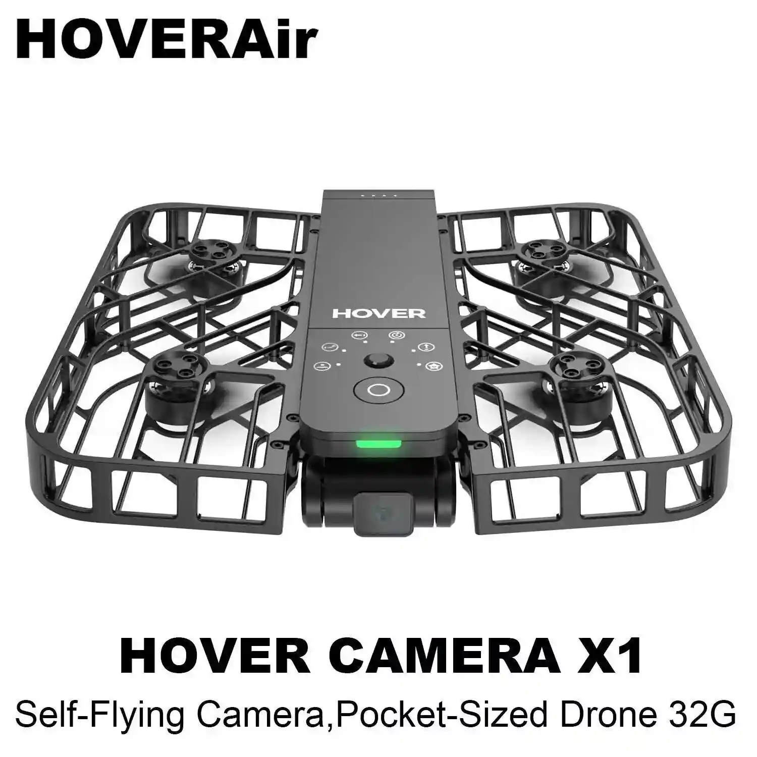 HOVERAir X1 Self-Flying Camera Drone Pocket-Sized Drone HDR Video Capture Follow