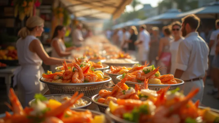 งานเลี้ยงกุ้ง: เมื่อรสชาติพบกับความยิ่งใหญ่