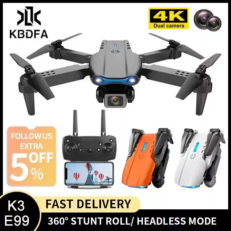 Drone Professional Quadcopter Obstacle Avoidance Drones RC Helicopters 4K Dual