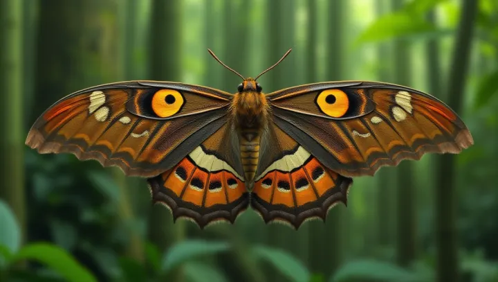 Majestic Atlas Moth Unveiled to the World