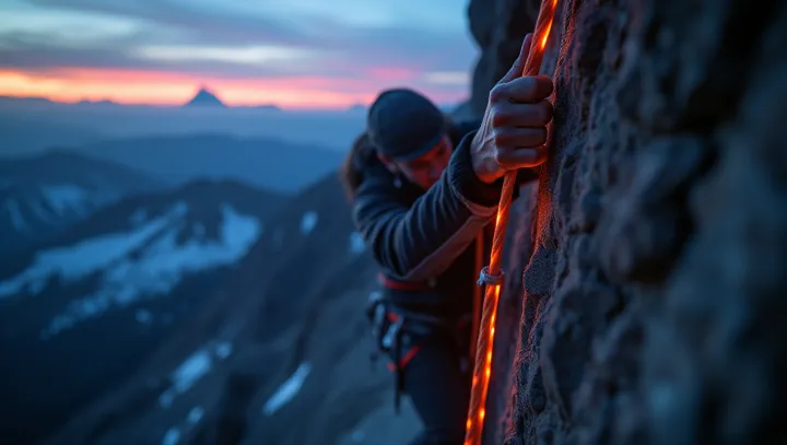 Menskala New Heights di Rock Climbing