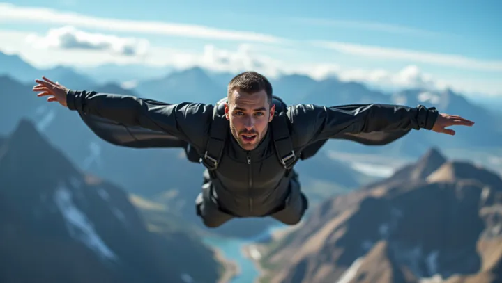 Soaring Heights: ศิลปะแห่งการบินชุดวิงสูท