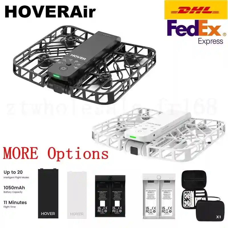 HOVERAir X1 Self-Flying Combo KIT Camera Pocket-Sized Drone HDR Video Folow