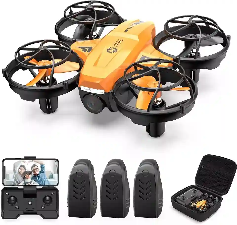 New ListingHoly Stone HS420 Mini Drone Orange 1080P Camera