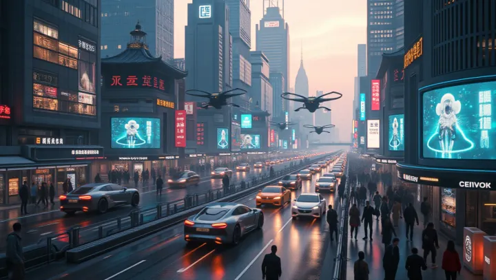 High-Tech City Transforms Urban Landscape