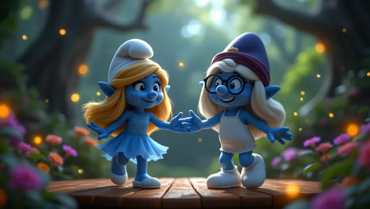 Cuộc phiêu lưu trên màn hình lớn của Smurfette và Brainy