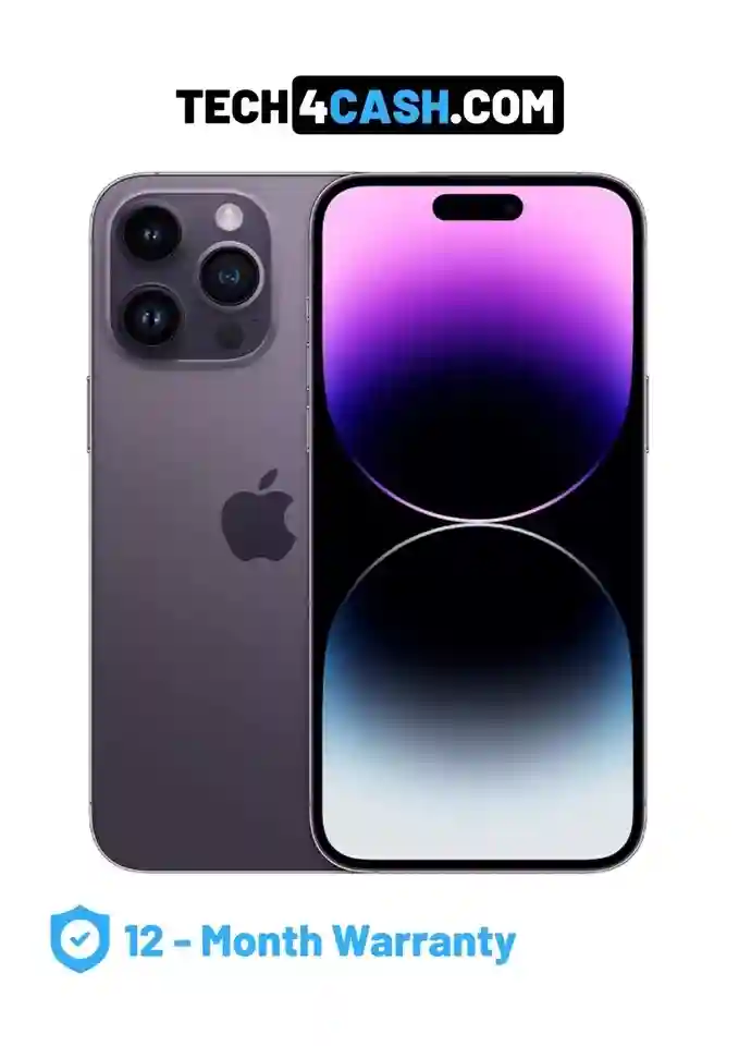 New ListingApple iPhone 14 Pro Max 6.7'' 5G 128GB Unlocked DeepPurple - Very Good Condition