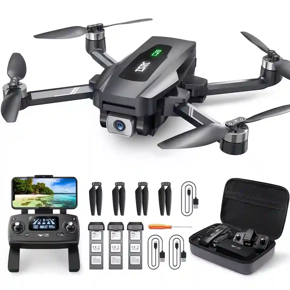 GPS Drones with Camera for Adults 4K with Auto Return, 90 Mins Long Flight, B...