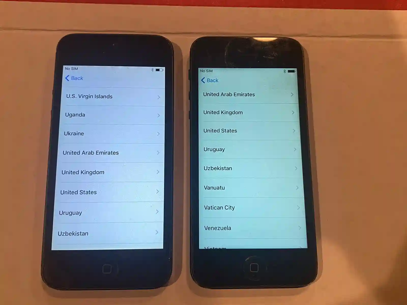 New ListingLot of 2 Apple iPhone 5 Unlocked Black 16gb - Free Shipping