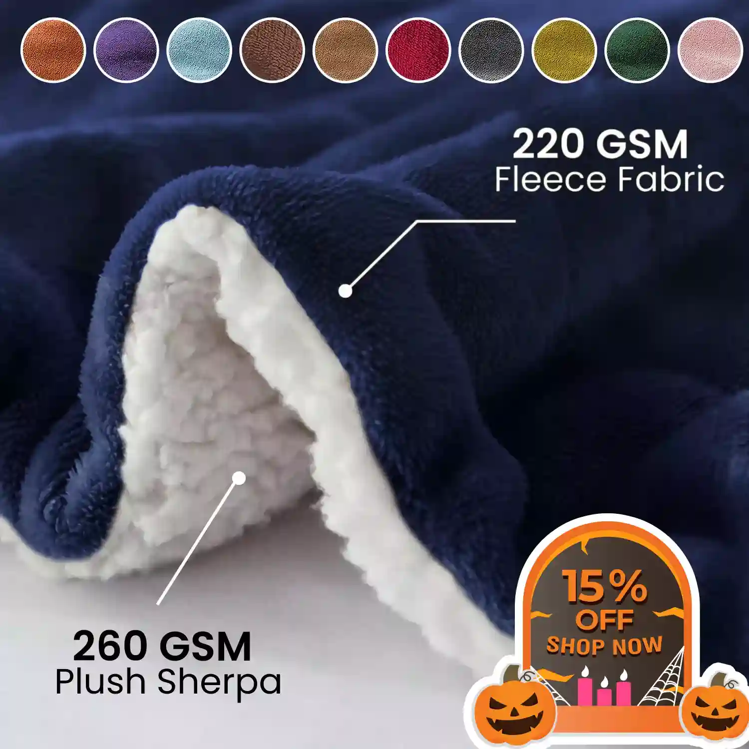 480 GSM Luxury Heavy Sherpa Blanket Warm Faux Fur Mink Sofa Bed Fleece Throw UK