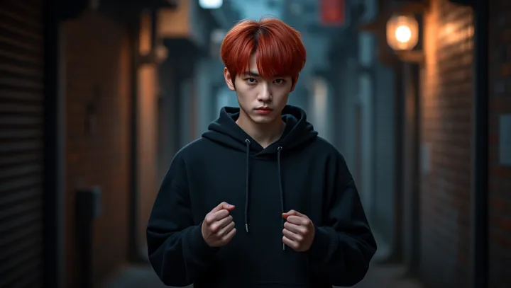 ผมสีแดงอันน่าทึ่งของกีฮุน