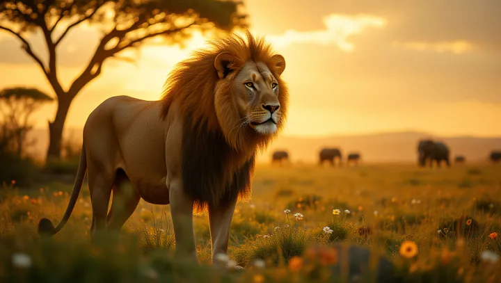 Majestic Lions Roar Kuat di Rizab Afrika