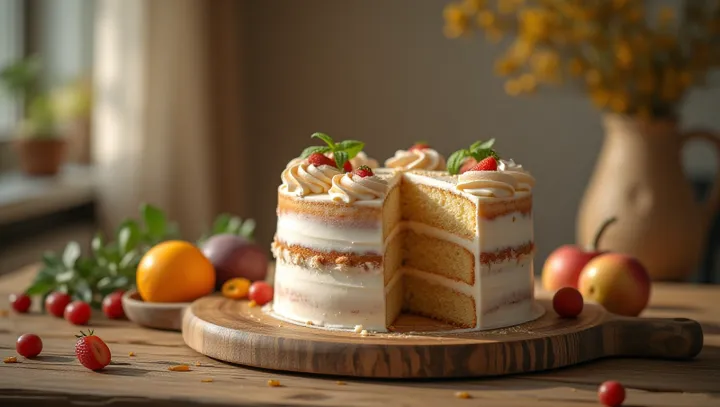 Sức hấp dẫn của bánh Vanilla khỏa thân được công bố