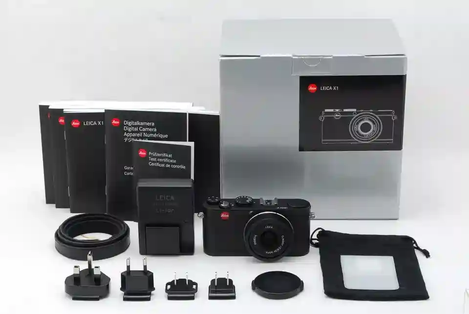 New Listing[Top MINT in Box] Leica X1 12.2MP Digital Compact Camera Black From JAPAN