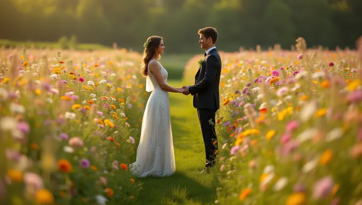Vibrant Love Blooms in Floral Matrimony