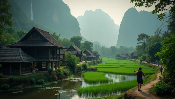 Ngôi làng Thái Lan thanh thản: Giấc mơ của khách du lịch