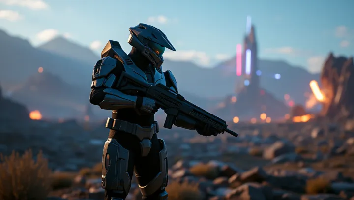 เข้าร่วมทีมสีน้ําเงินใน Halo 5 Adventure