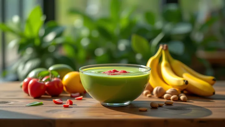 Matcha Smoothie: ความสุขในการทําอาหารที่สดชื่น