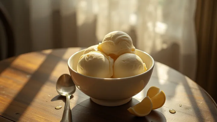 ความสุขสดชื่น: ไอศกรีมวานิลลา