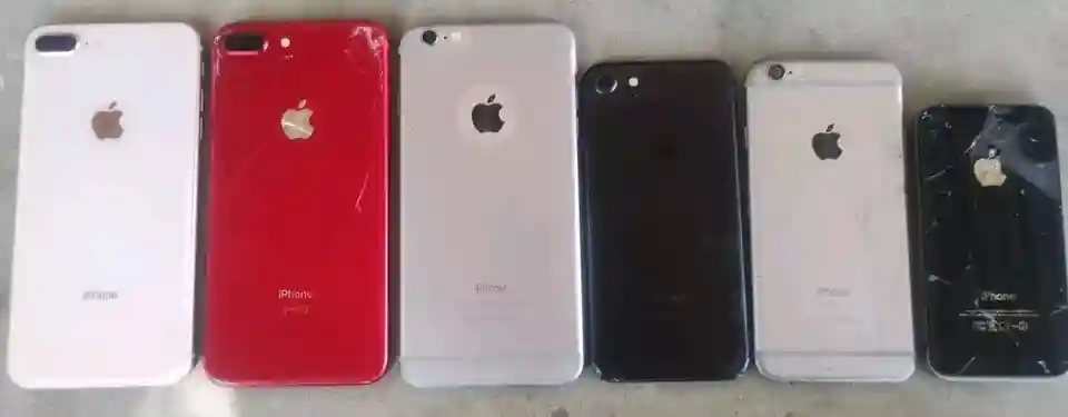 New ListingApple iPhone Bulk Lot inc. Gold 8 Plus, Product Red, Black 7, 6 plus iPhone 4