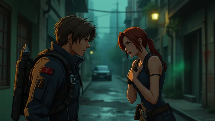 Leon Kennedy's Heroic Mission: Saving Claire from Danger