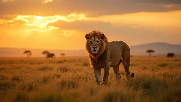 สัตว์ป่าอันงดงามของ Serengeti รอนักเดินทางอยู่