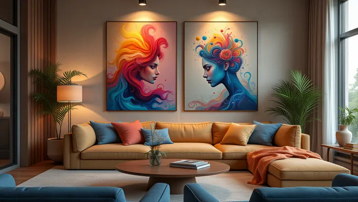 Transform Your Living Room with Art