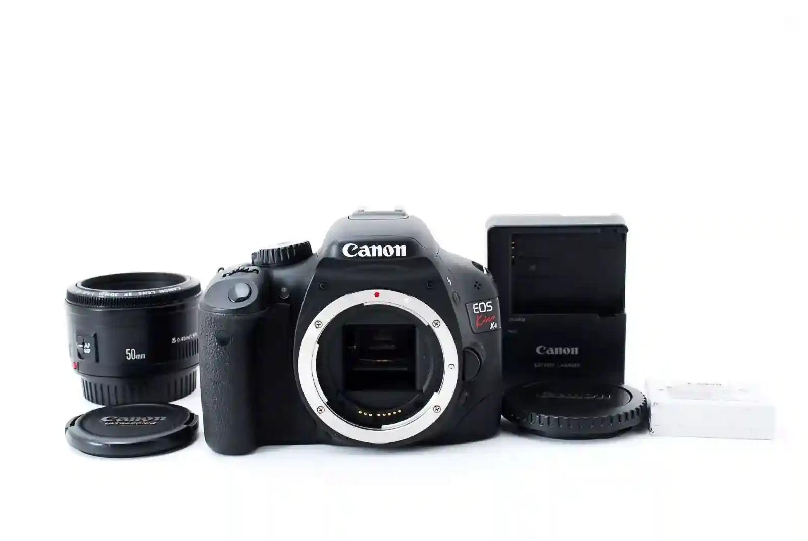 CANON EOS KISS X4 w/ CANON Lens EF 50mm 1:1.8 II from Japan