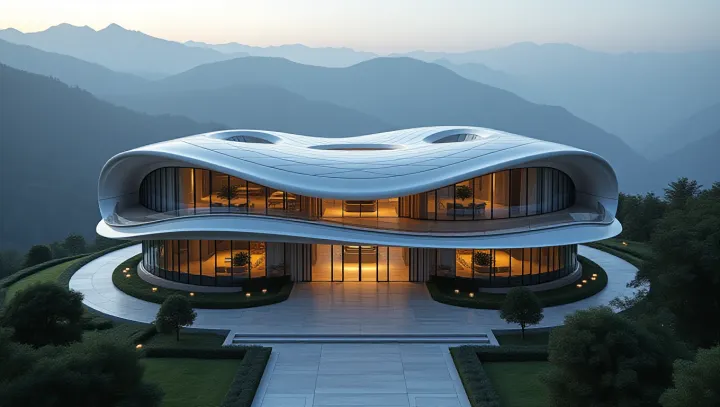 Mid-Mountain Buildings Offer Panoramic Views