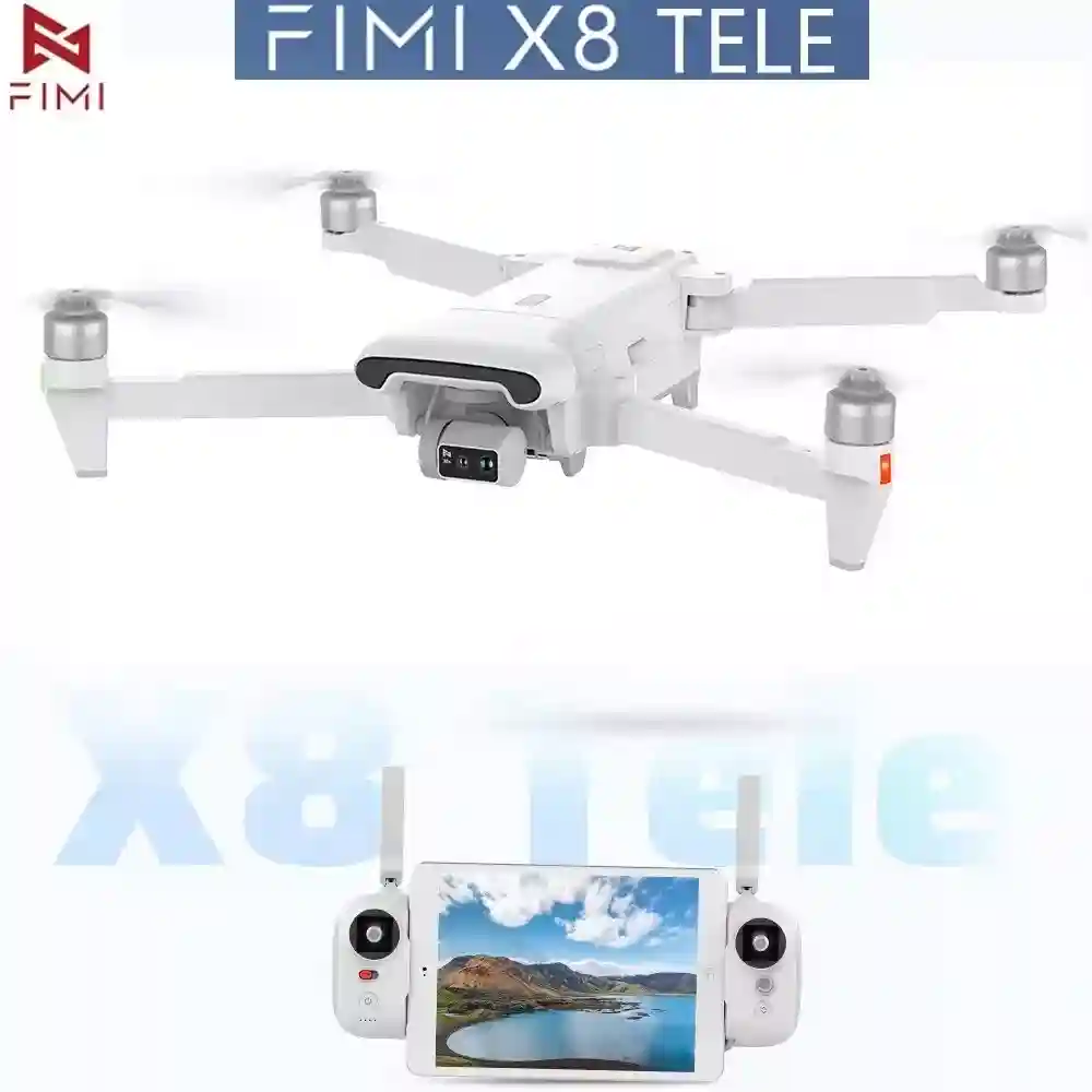 FIMI X8 Tele Wide-Angle 30x Hybrid Zoom 4K 60fps 10KM Professional Camera Drone