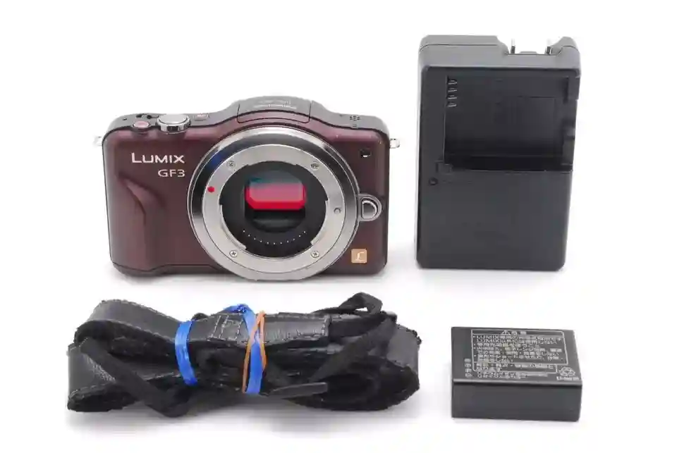 New ListingPANASONIC LUMIX DMC-GF3 (Sensual Brown) 12.1 MP Mirrorless SLR Camera JAPAN