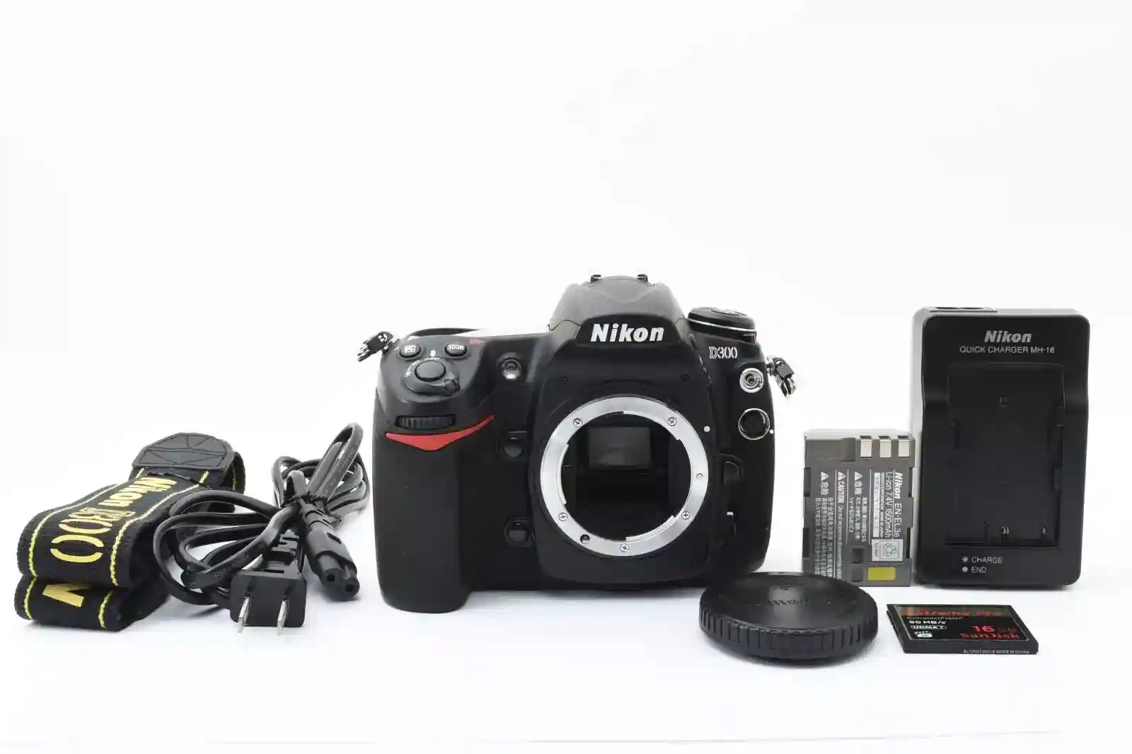 New ListingNikon D300 12.3 MP DSLR Camera Body Black [29340 shots! Excellent+3] from Japan