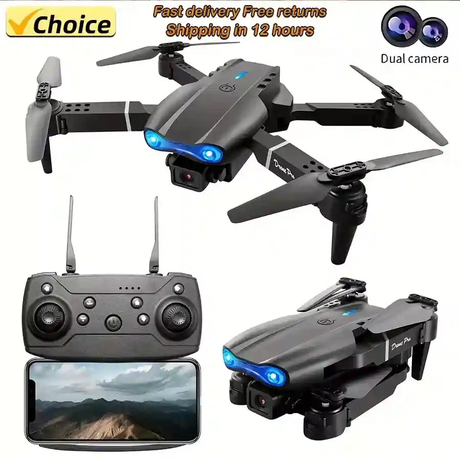 New Listing2024 E99Pro RC Drone - 4K Professional Foldable Helicopter with 1080P HD Camera