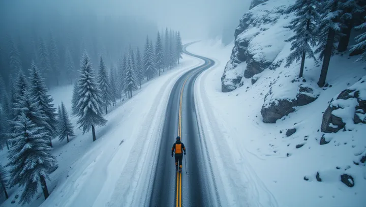 Perjalanan Pengkhianatan melalui Snowy Peaks