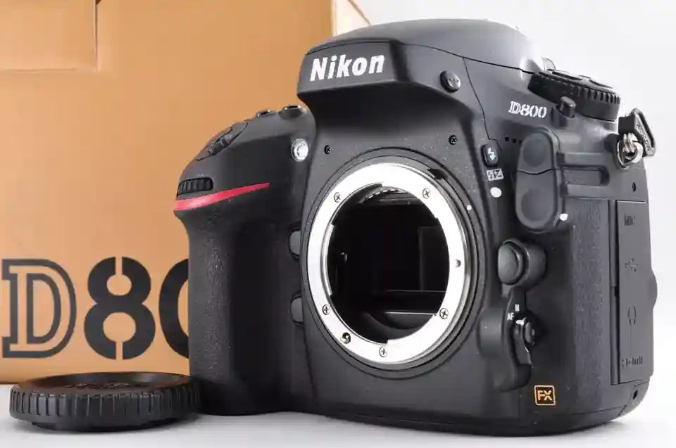 Nikon D800 36.3MP Digital SLR Camera Body From Japan [MINT w/Box S/C 369!]