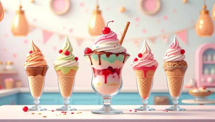 ซันเดย์ vs ไอศกรีม: A Sweet Delineation