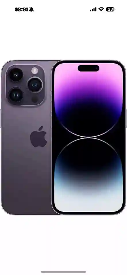 New ListingApple iPhone 14 Pro Max 256GB Unlocked deep purple manufacturer replacement