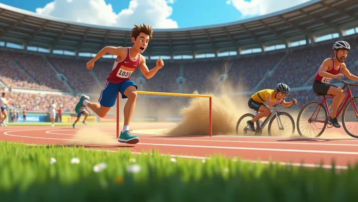 Humor Unleashed at International Track Events