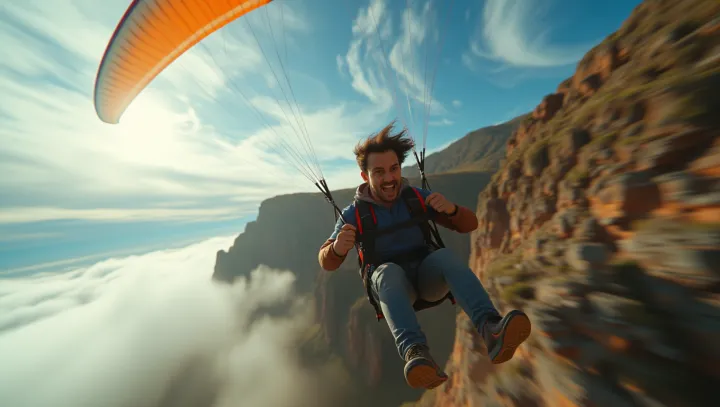 Keturunan Mendebarkan Paraglider