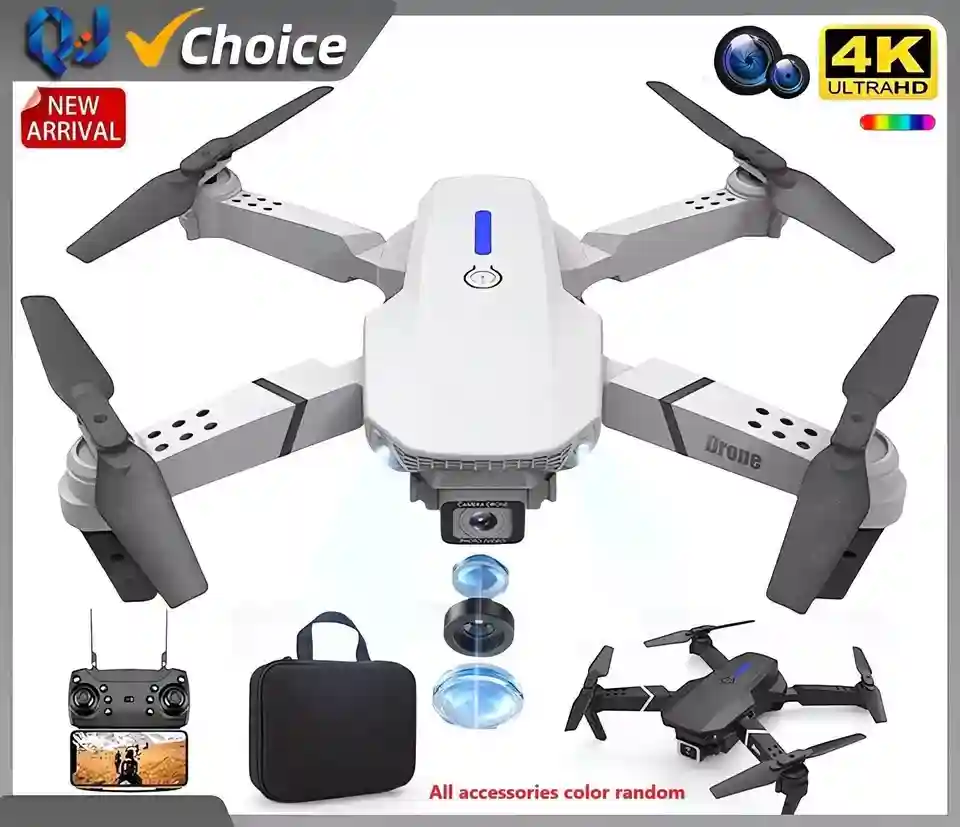 RC Drone 4K Professinal Wide Angle HD Camera WIFI FPV Foldable Quadcopter E88Pro